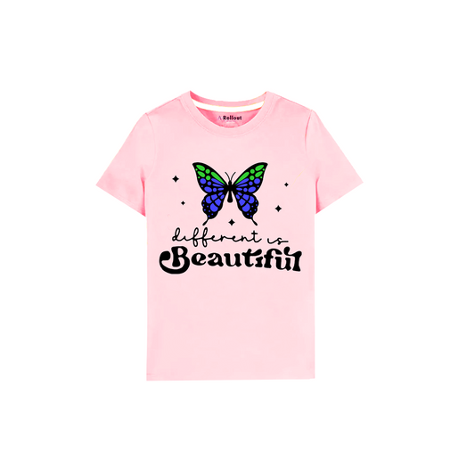 ROLLOUT Light pink Different Beautiful kids T shirt