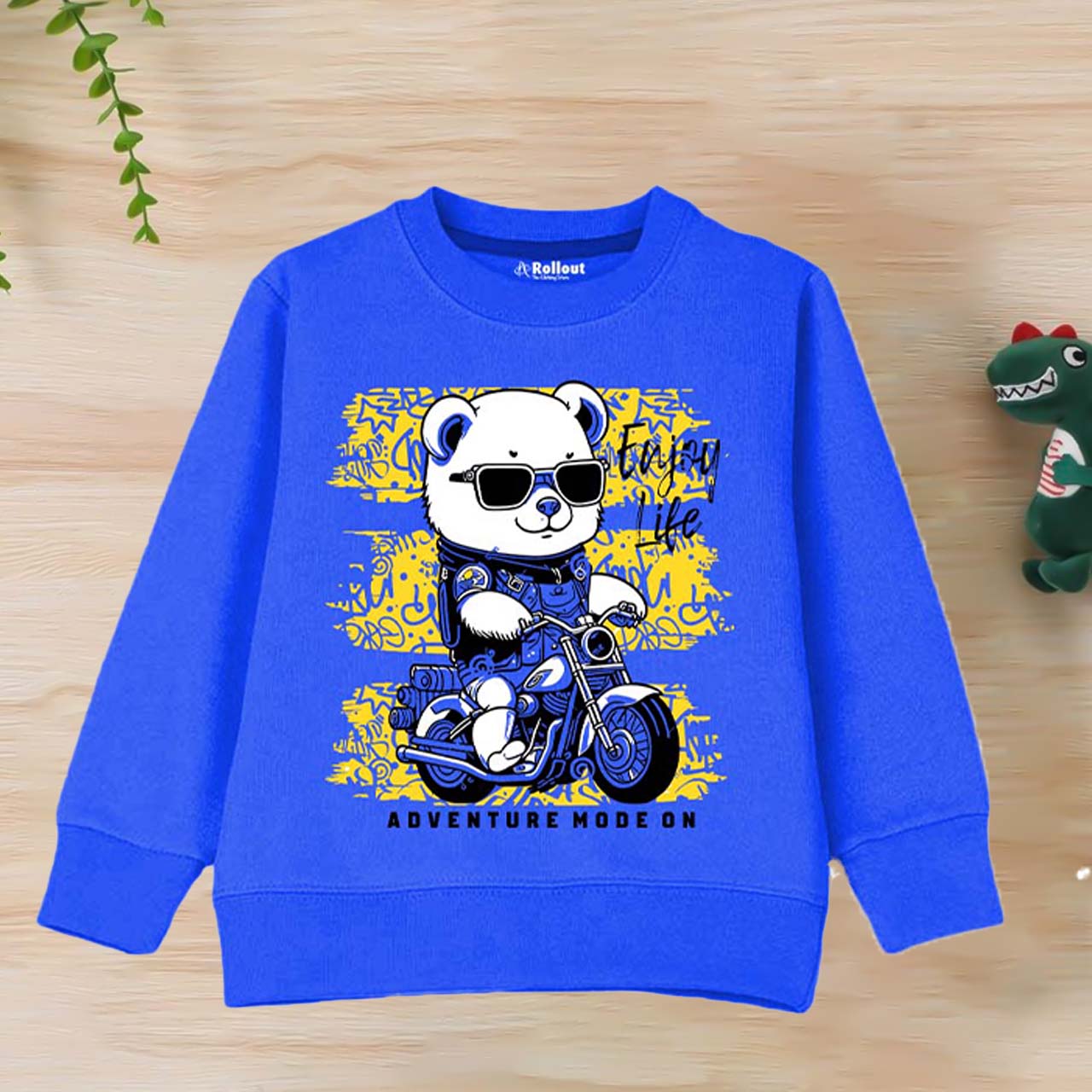 ROLL OUT PANDA CYCLE (BLUE)SWEATSHIRT